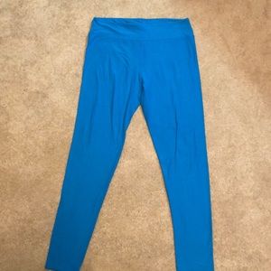 TC Solid Blue Lularoe Leggings